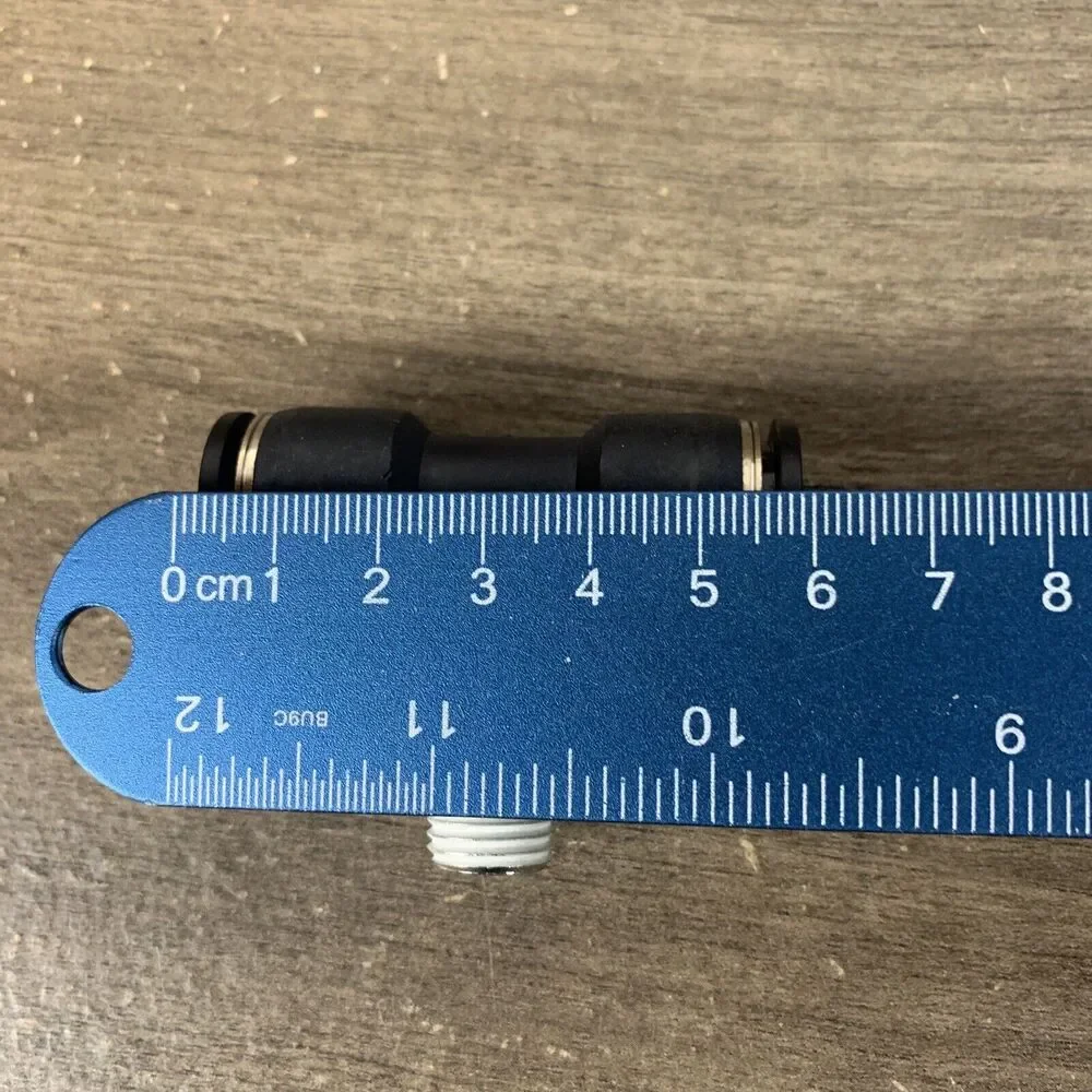 10 PACK TAILONZ PNEUMATIC Male Branch Tee 1/4 Inch Tube OD x 1/4 Inch NPT